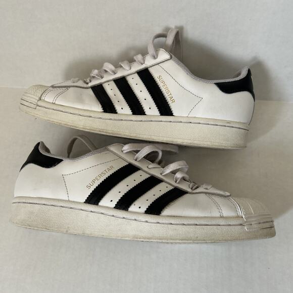 ADIDAS Originals Superstar Chalk White Black Stripe Men Unisex PWI001001 Sz 9 main image 12